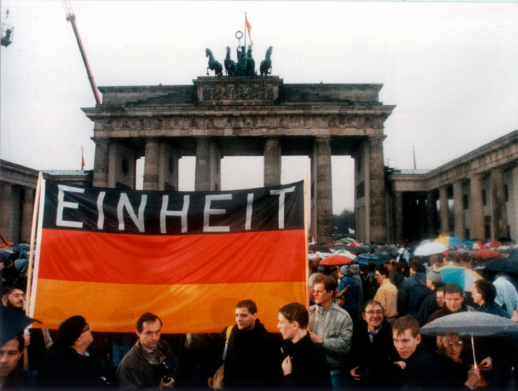 La réunification de l'Allemagne (Berlin, 9 novembre 1989)