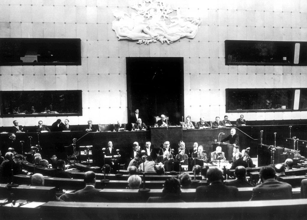 First meeting of the ECSC Common Assembly (Strasbourg, 10 September 1952)