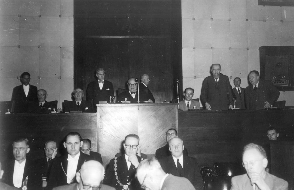Première session de l'Assemblée commune CECA (Strasbourg, 10 septembre 1952)