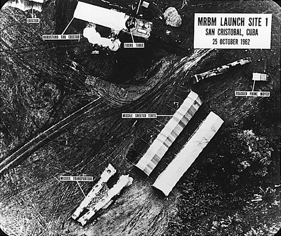 Missile-launching site in Cuba (1962)