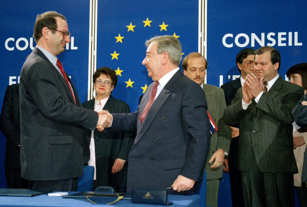 Cérémonie d'adhésion de la Russie au Conseil de l'Europe (28 février 1996)