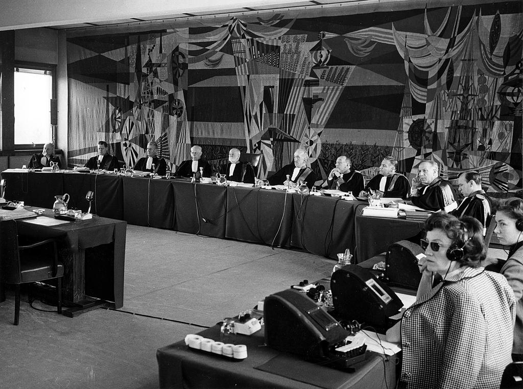 La Cour européenne des Droits de l'Homme (Strasbourg, 1966)