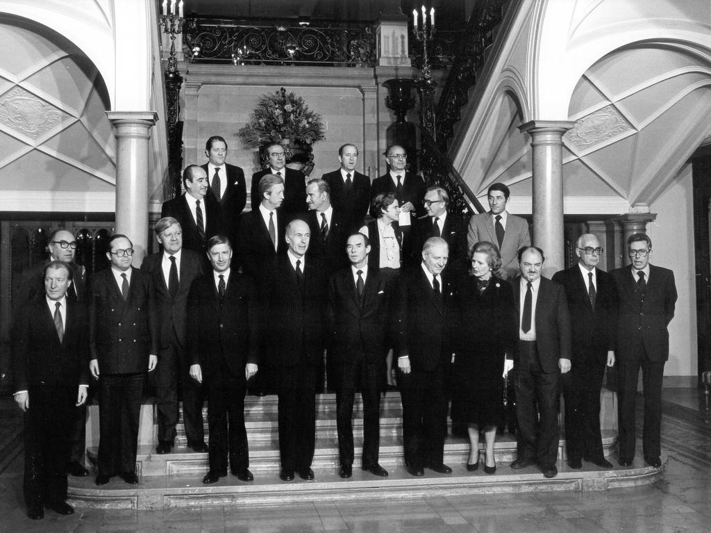 Photo de famille du Conseil européen de Luxembourg (Luxembourg, 1er et 2 décembre 1980)