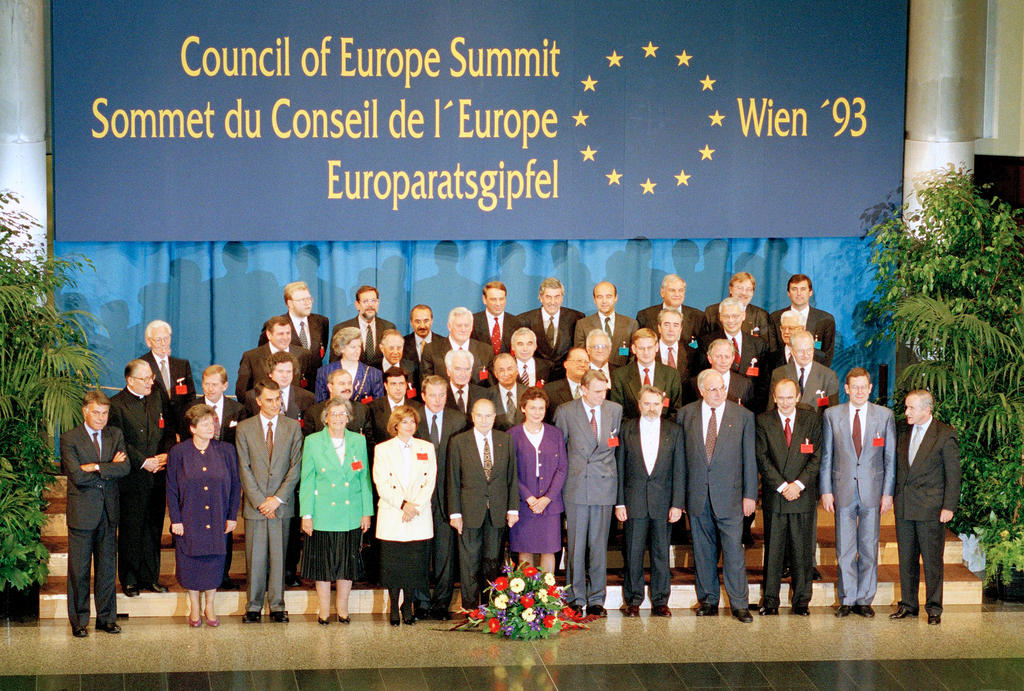 Premier sommet du Conseil de l'Europe (Vienne, 8-9 octobre 1993)