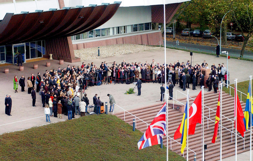 Feierlichkeiten zum 50-jährigen Bestehen der Europaflagge (Straßburg, 16. November 2005)