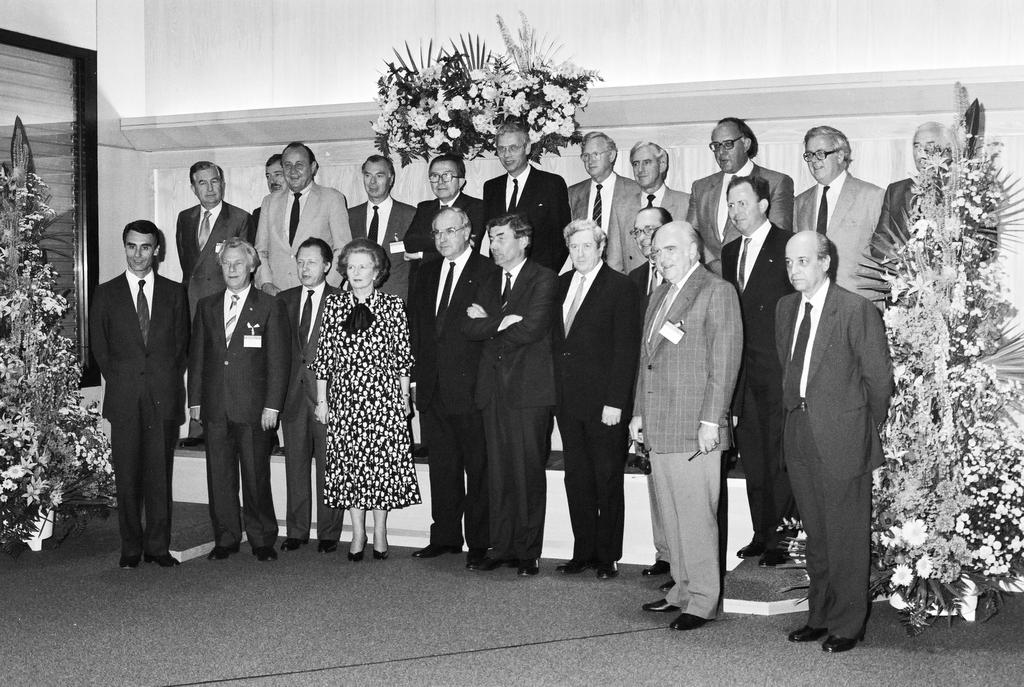 Photo de famille du Conseil européen de La Haye (La Haye, 26 et 27 juin 1986)