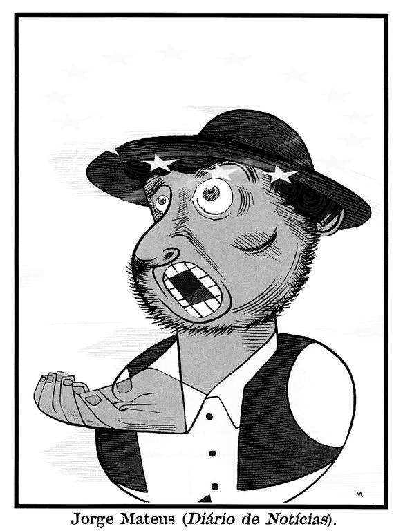 Caricature de Jorge Mateus sur le paysan portugais et la PAC