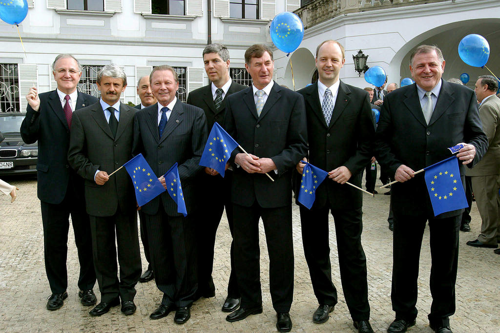 Campagne en faveur de l'adhésion de la République slovaque à l'Union européenne (Bratislava, 13 mai 2003)