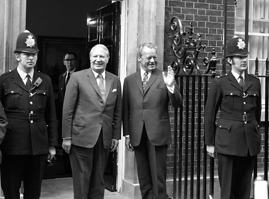 Rencontre entre Willy Brandt et Edward Heath (Londres, 20 avril 1972)