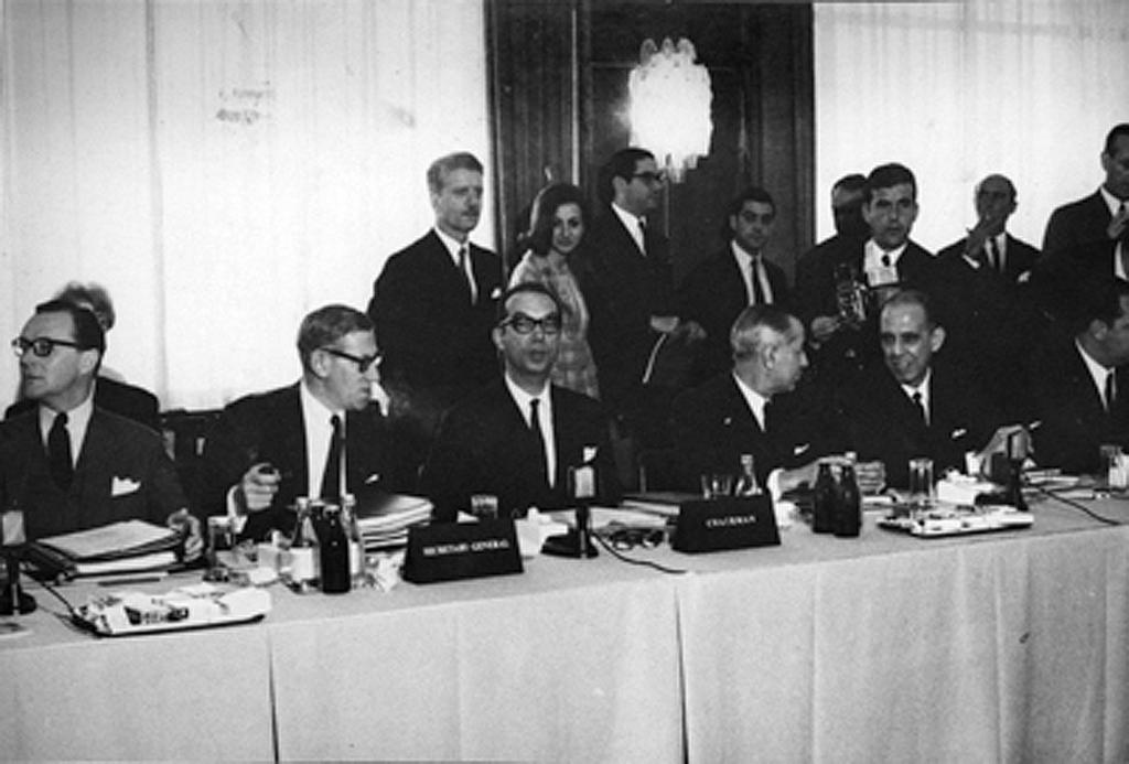 Première délégation portugaise auprès de l'AELE (Lisbonne, 27 octobre 1966)