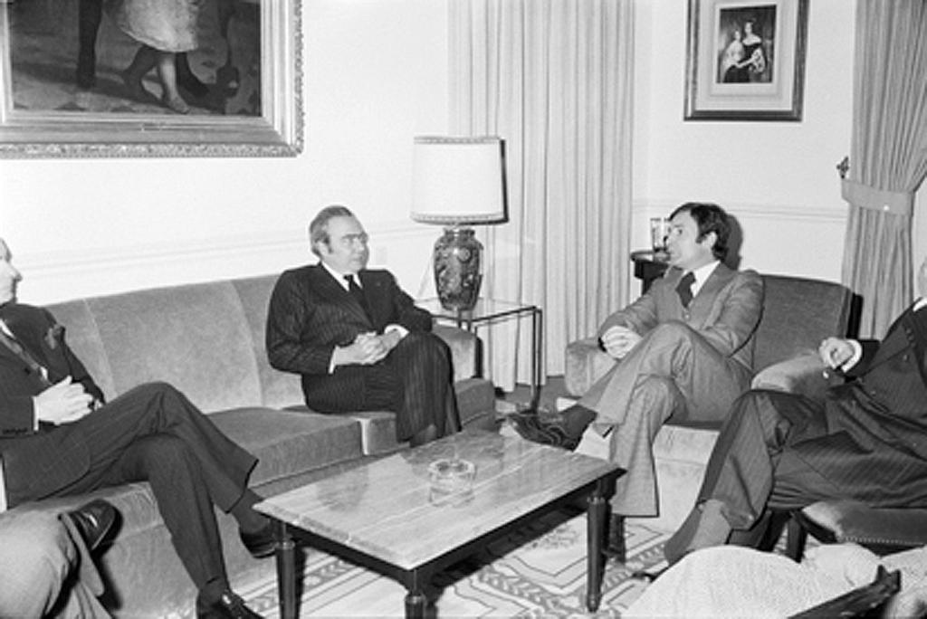 Visite officielle de François-Xavier Ortoli au Portugal (Lisbonne, 6 mars 1976)