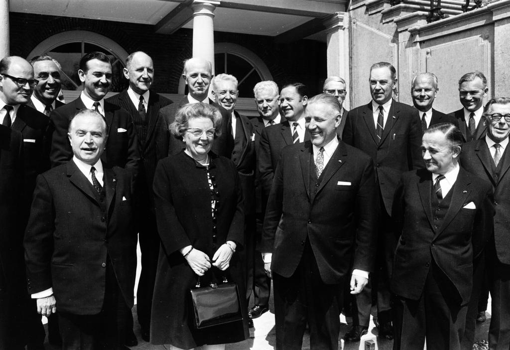 Réception de la reine Juliana lors du sommet Benelux (1968)