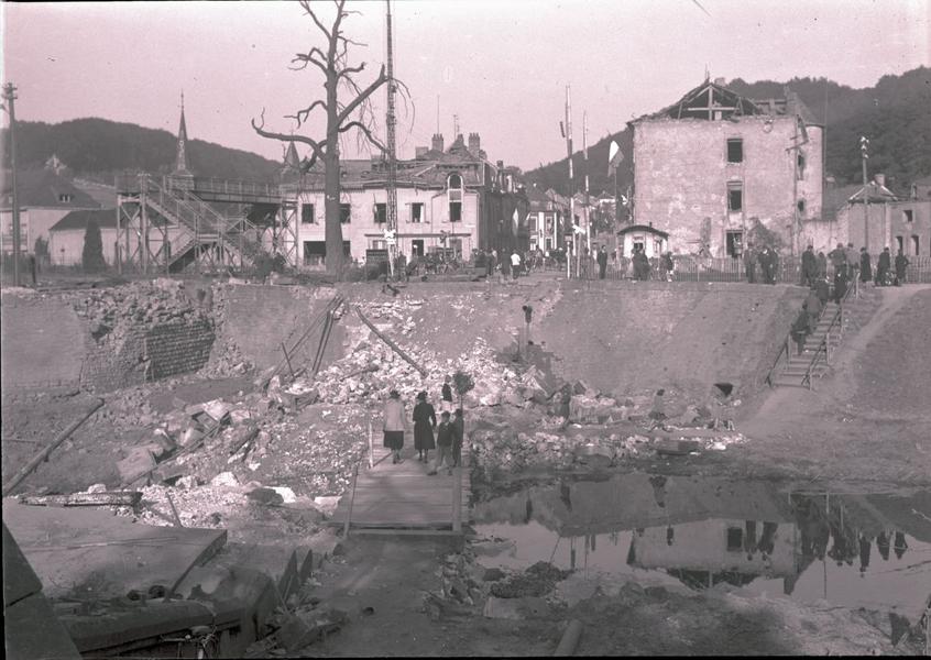 Destructions au Luxembourg (Dommeldange, Septembre 1944)