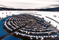 Hmicycle du Parlement europen  Strasbourg