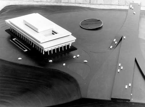 Model of the Palais Building of the Court of Justice of the European Communities (Luxembourg, 1964)