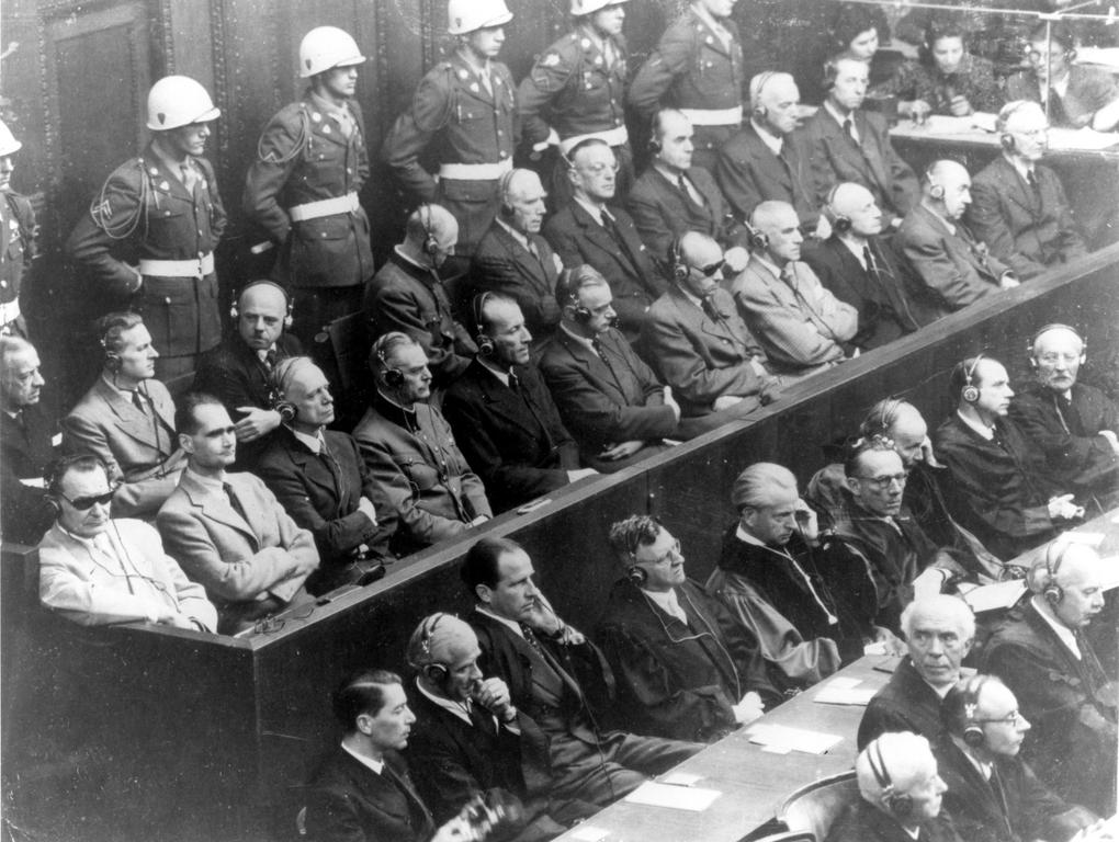 The Nuremberg trial (1945)
