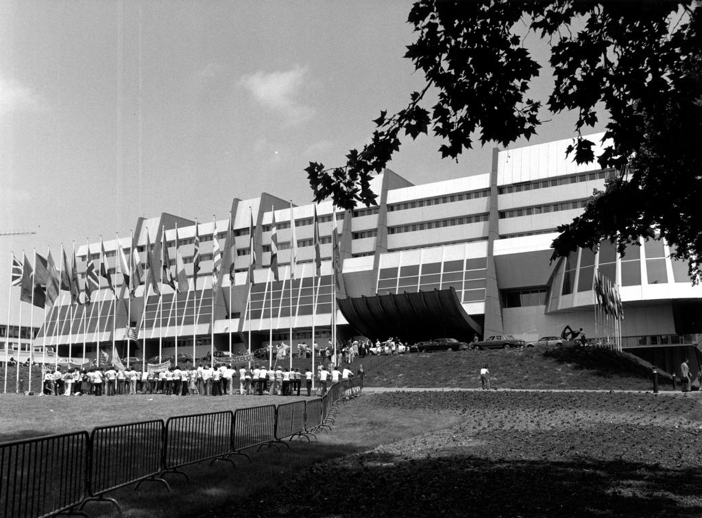 The European Parliament building (Palais de l’Europe, Strasbourg)