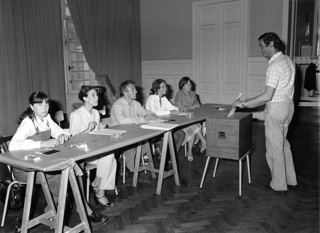 Bureau de vote à Bruxelles