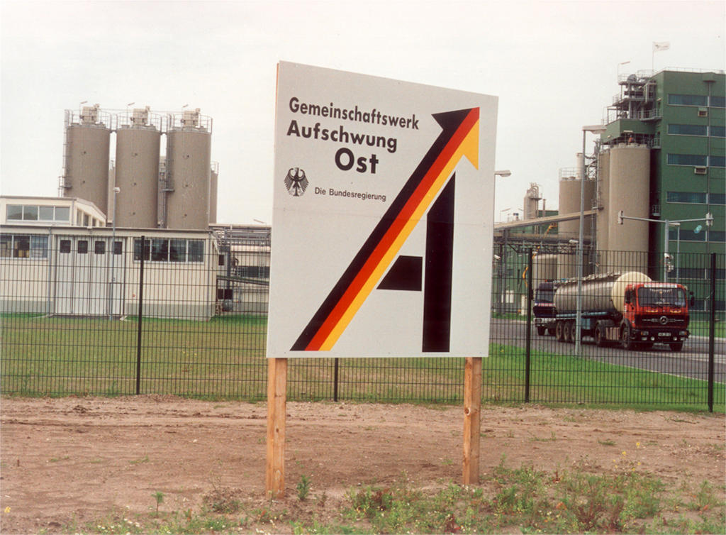 Reconstruction économique des Länder de l'ex-RDA après la réunification allemande (1994)