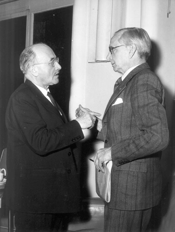 Jean Monnet et Lord Layton