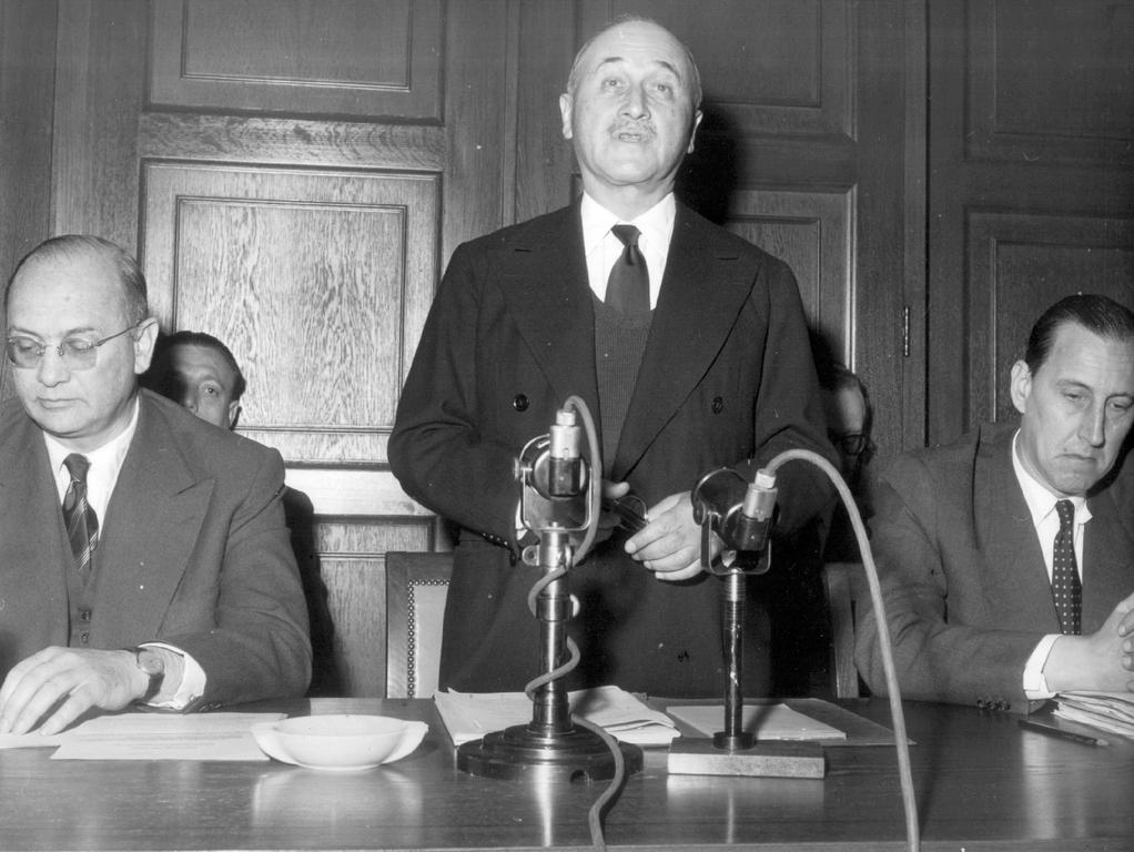 Ouverture du Marché commun de l'acier (Luxembourg, 30 avril 1953)