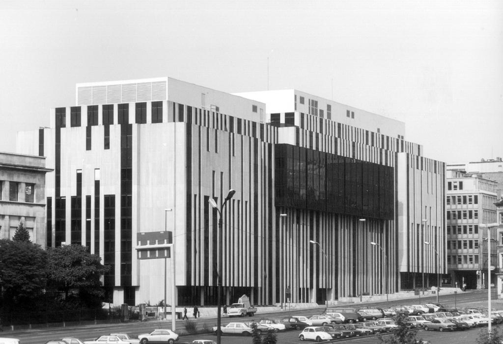 Former European Parliament building in Brussels