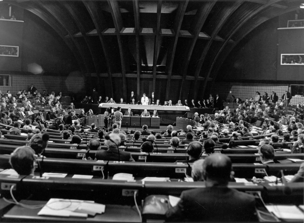 First meeting of the European Parliament following the direct elections ...