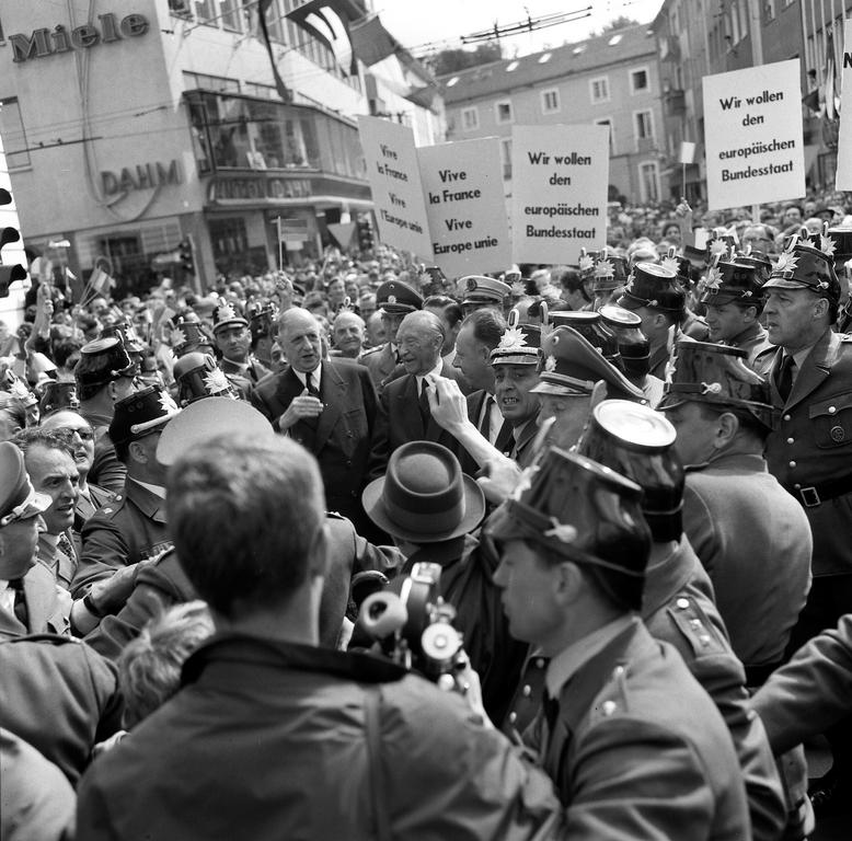 Rencontre entre de Gaulle et Adenauer (Bonn, 4 septembre 1962)