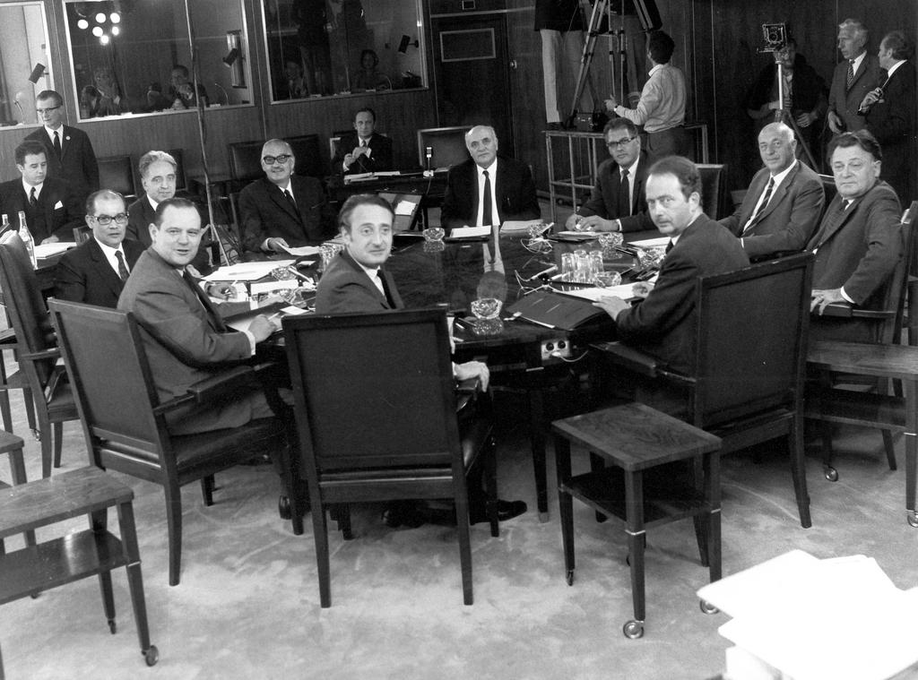 Réunion de la Commission Malfatti (1970)