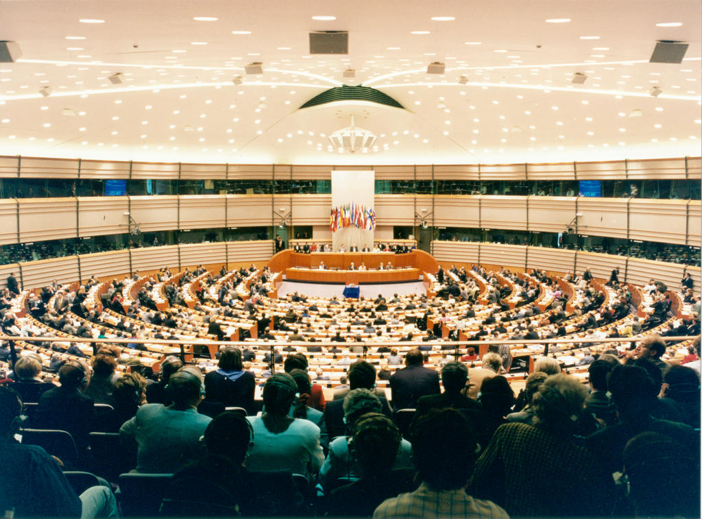 Hémicycle du Parlement européen à Bruxelles