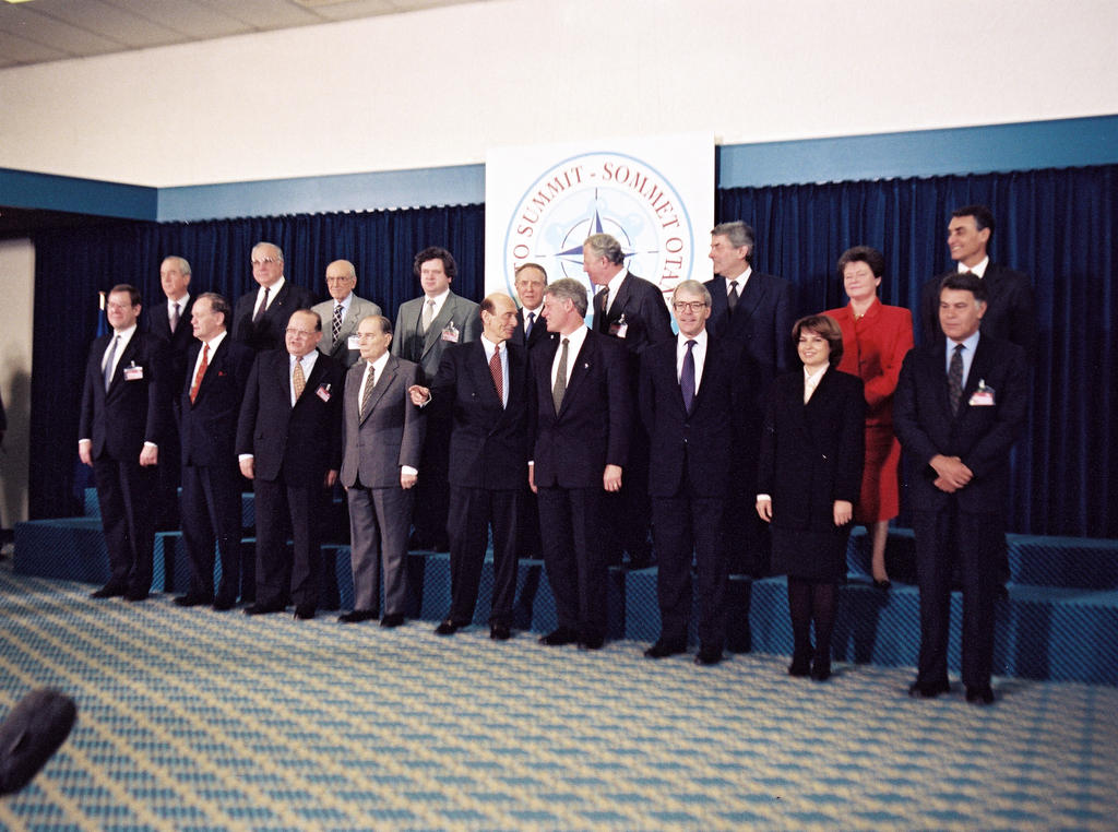 Sommet de l'OTAN à Bruxelles (10 janvier 1994)