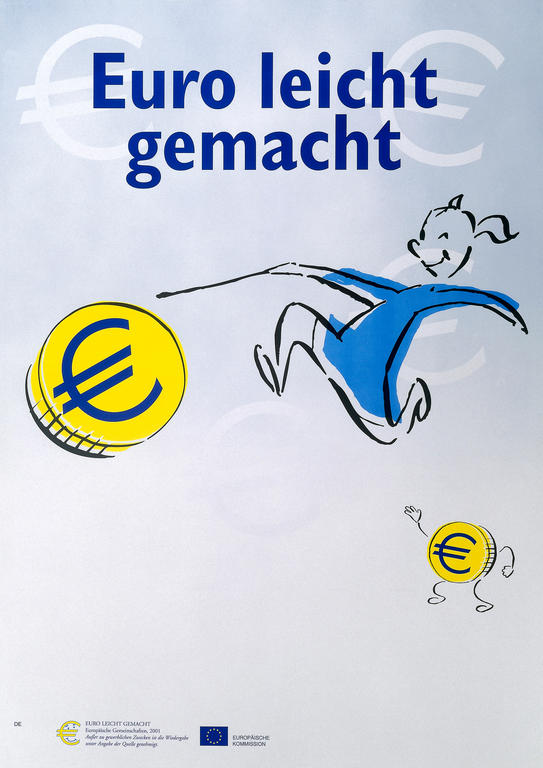 Campagne de promotion de la Commission européenne en vue du passage à l'euro