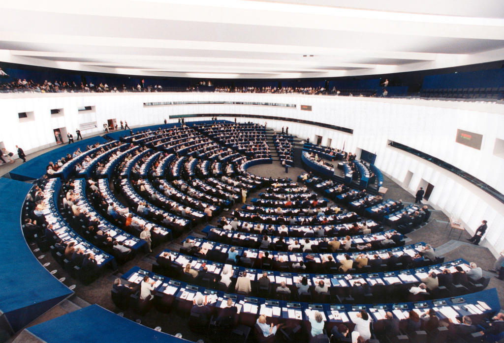 Hémicycle du Parlement européen à Strasbourg