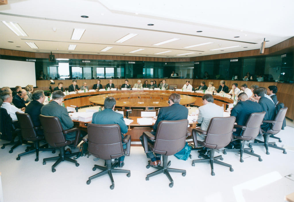 Salle d'audience de la Cour des comptes européenne