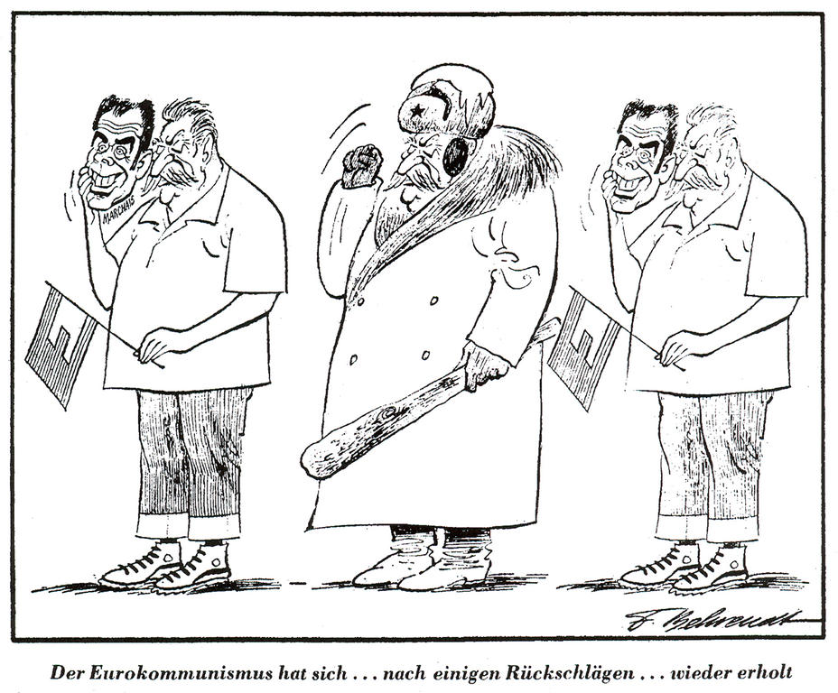 Caricature de Behrendt sur l'eurocommunisme (28 mai 1979)