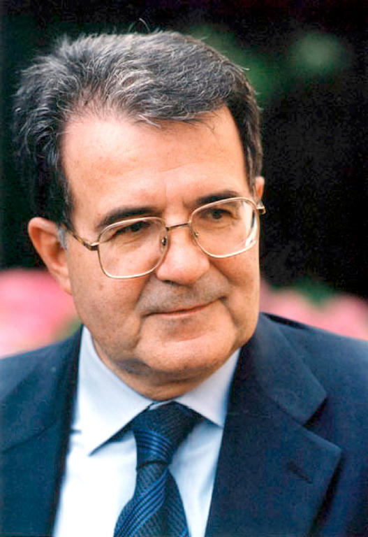 Romano Prodi, président de la Commission européenne 