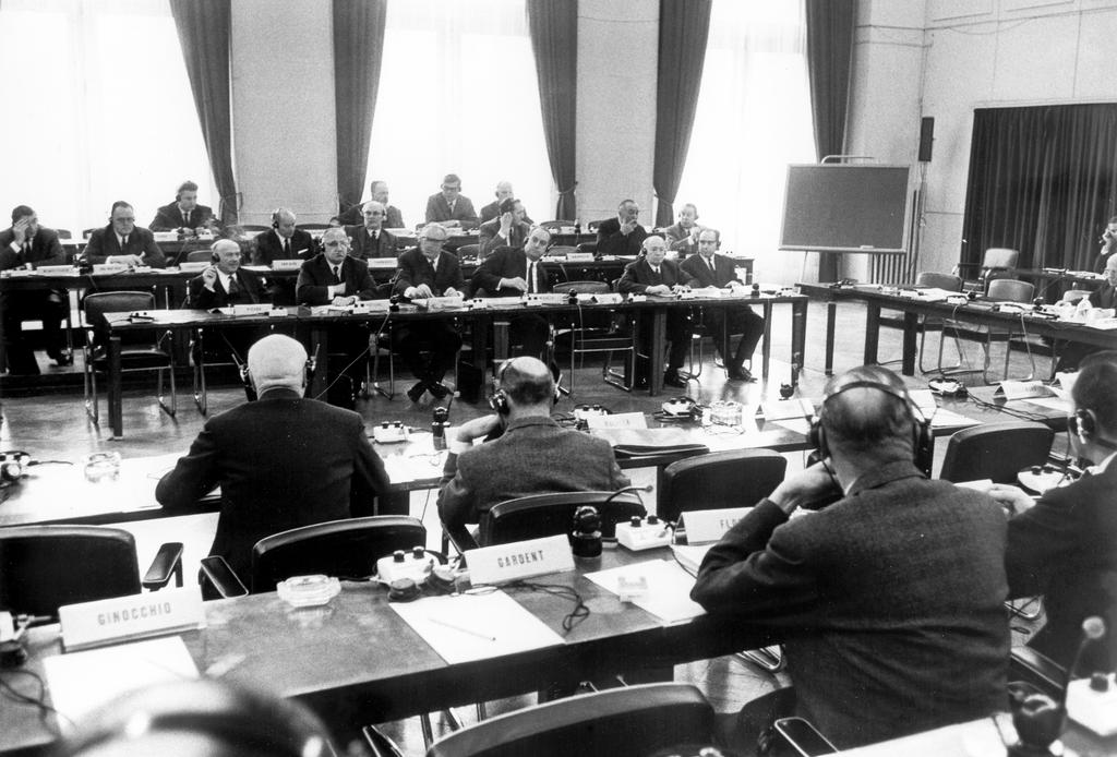 Séance du Comité consultatif CECA au Cercle municipal de Luxembourg