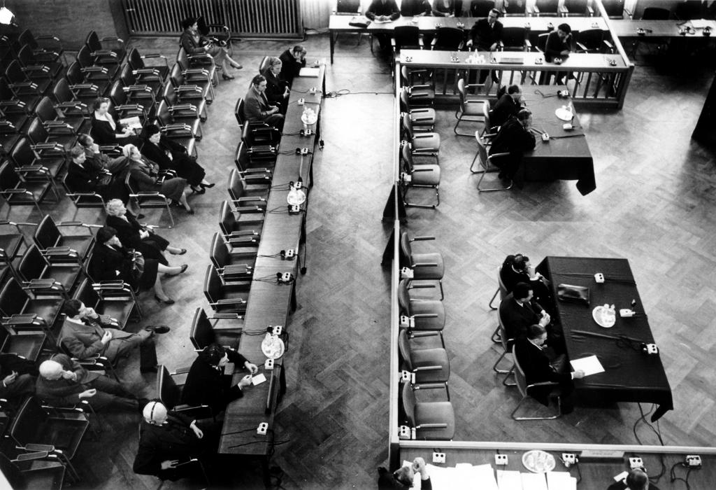 Courtroom in the Cercle Municipal (II) (Luxembourg) 