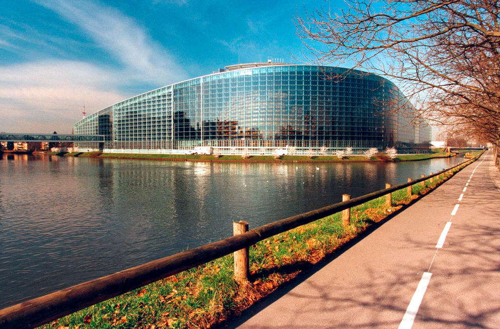 The European Parliament's Louise Weiss Building in Strasbourg