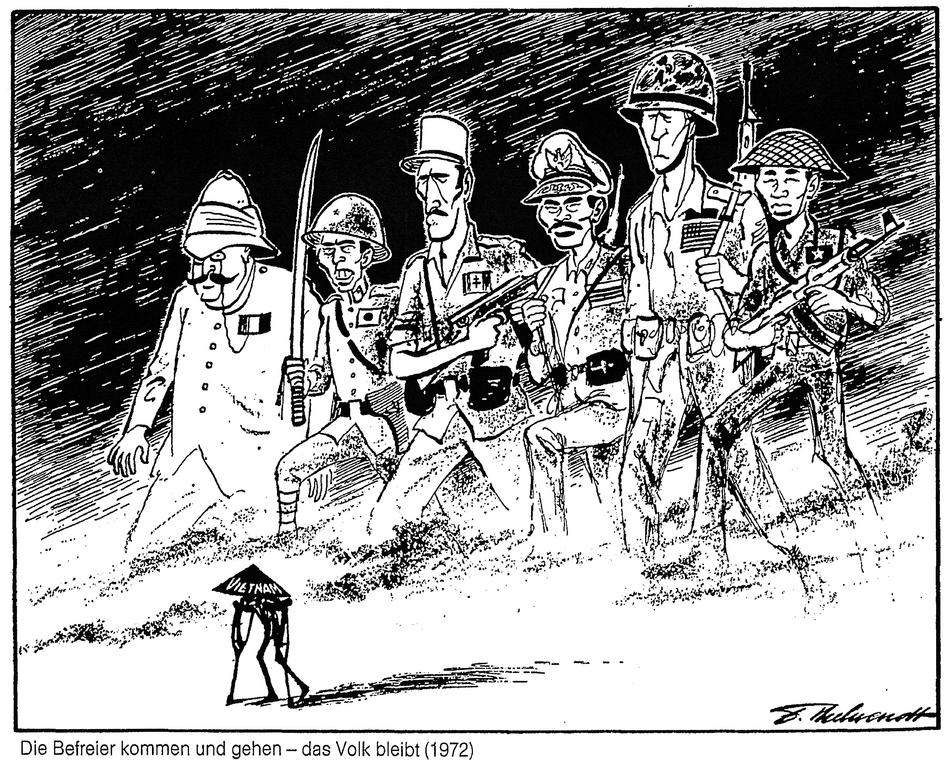 Cartoon by Behrendt on the Vietnam War (1972) - CVCE Website