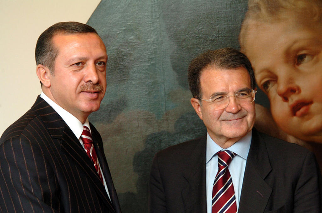 Meeting between Recep Tayyip Erdogan and Romano Prodi (23 September 2004)