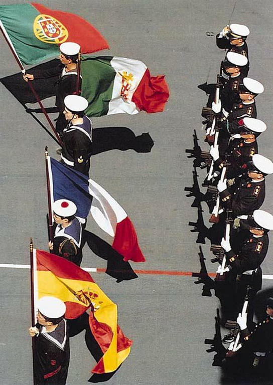 The inauguration ceremony of Euromarfor (Palma de Mallorca, 23 April 1996)