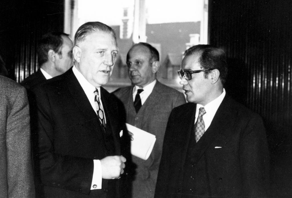 Pierre Werner and Franco-Maria Malfatti (8 February 1971)