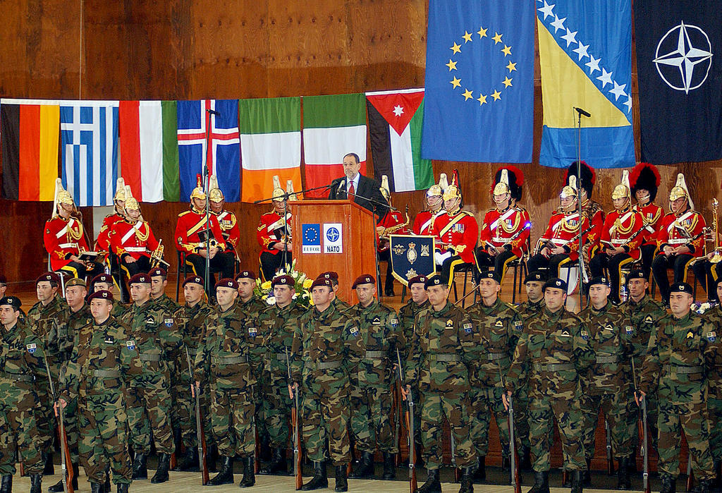 Launch of the European Union's Operation Althea in Bosnia-Herzegovina (Sarajevo, 2 December 2004)
