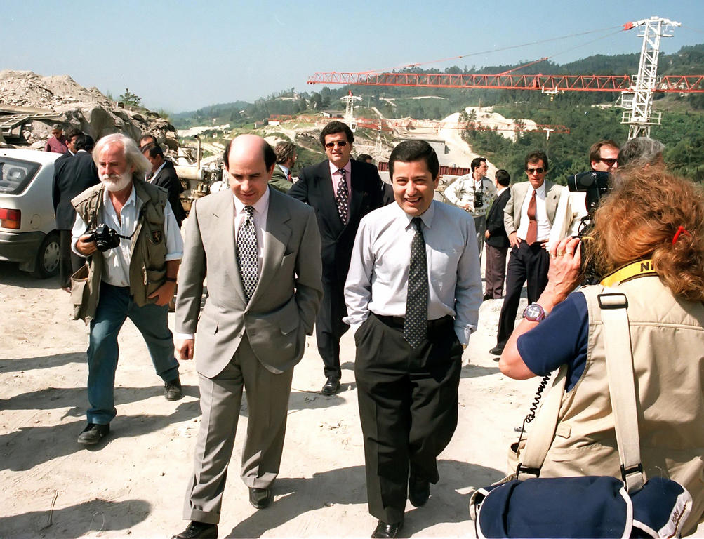 Joaquim Ferreira do Amaral et Domingos Duarte Lima (20 juin 1994)