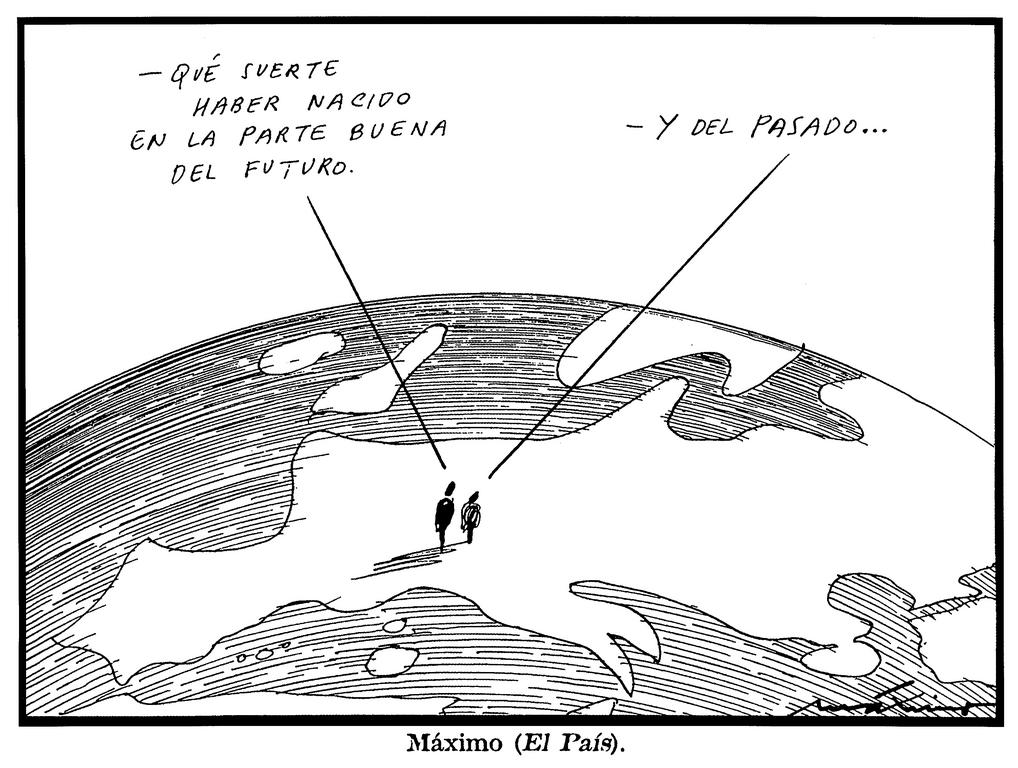 Caricatura de Máximo sobre Europa y los europeos