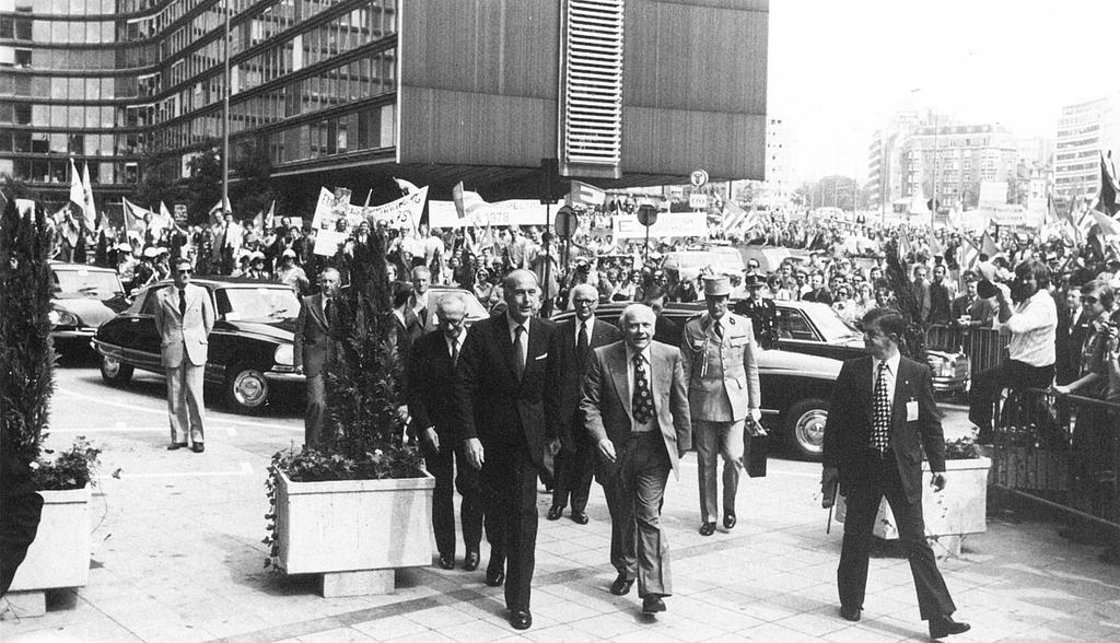 Manifestations lors du Conseil européen de Bruxelles (12 et 13 juillet 1976)