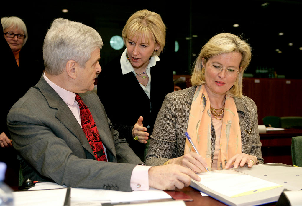 Der Vorsitz des Rates und der Kommission (Brüssel, 20. März 2006)