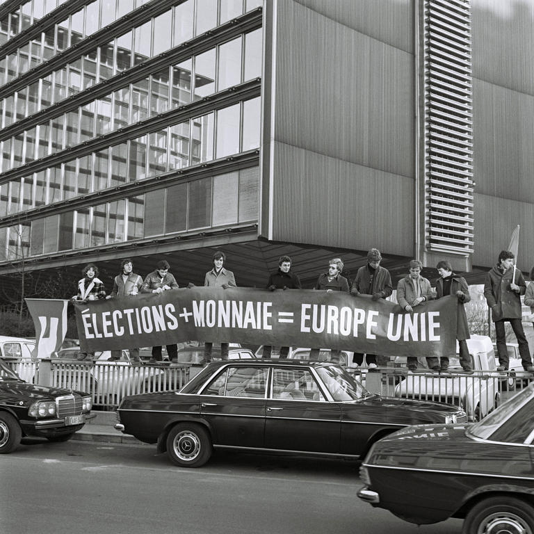 Demonstration for a united Europe (6 December 1977)