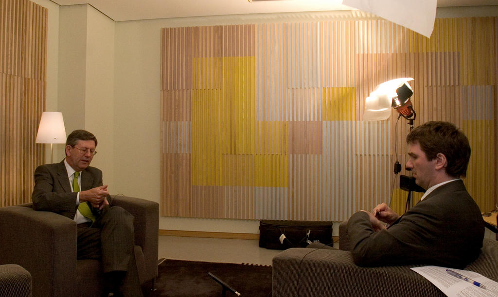 Bjørn Tore Godal interviewed by Christian Lekl